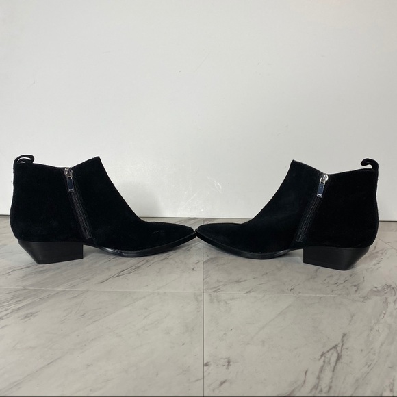 Marc Fisher Obrra Black Pointed Toe Bootie 6 1/2 - Picture 5 of 13